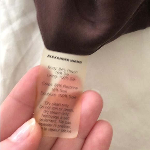 T Alexander Wang wine cami size medium velvet - Picture 5 of 5